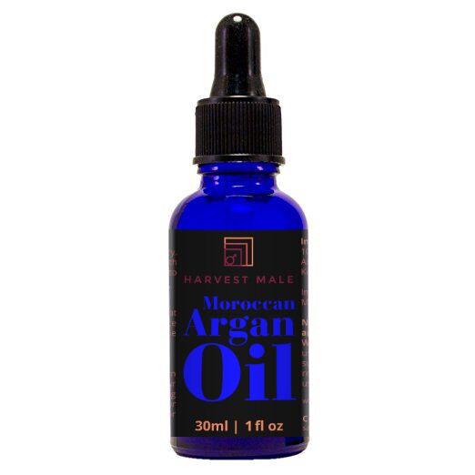 Harvest Male 100% Pure Organic Moroccan Argan Oil - 1 oz